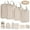 Beige, variant on Compression Packing Cubes for Suitcase, 12 PCS Travel Luggage Packing Organizers Waterproof Travel Essentials Bag Clothes Shoes Cosmetics Toiletries Storage Bags for Travel, Black