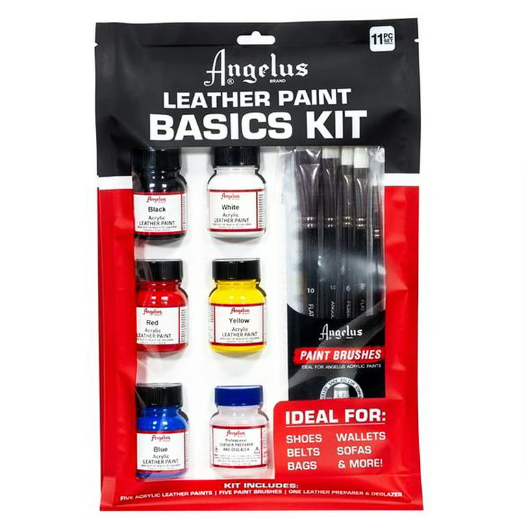 Acrylic Leather Paint, White - Paint Custom Shoes, Sneakers & Bags 1 oz.