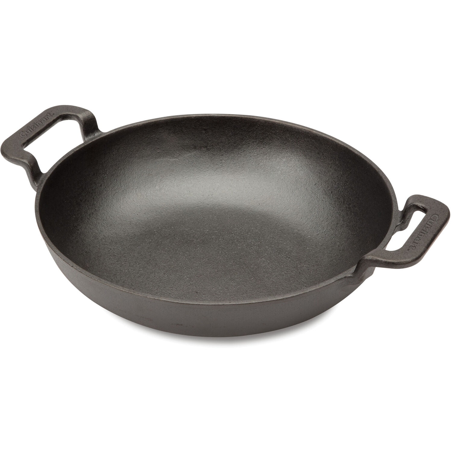 Cuisinart 10In. Cast Iron Wok for Grill, Campfire, Stovetop, or Oven