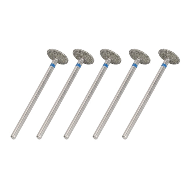 Brocas Para Uñas, Menos Polvo, De Diamante, Brocas Para Manicura, 5 Piezas, Duraderas Para Alisar