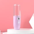 thumbnail image 3 of Rociador de niebla facial,Rociador de niebla facial Portátil Nano Hidratante,USB recargable 25 ml Tamaño de bolsillo de mano,Mini vaporizador facial Botella de spray facial fresco,Vaporizador, 3 of 8