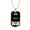 Military Chain (Gold), variant on Korean Cat Dad Dog Tag Necklace Stainless Steel 24" Chain Silver Tone or Gold Tone