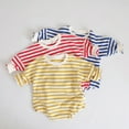 thumbnail image 4 of Salute Newborn Unisex Long Sleeve Onesie Romper Blue 6-12 Months, 4 of 5