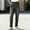 🔥 Black, variant on Sentmoon Jeans for Women Plus Size Jeans for Women Women's Fashion Solid Color Elastic Waist Pockets Length Pants False Jeans Warm Fall and Winter for Travel and Packable Convenience XL