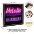 thumbnail image 2 of Electric Keyboard Piano Wooden Sign Wall Plaque - Vintage Art Decoration, Wall Decoration - Ideal Gift For Home Decoration, Living Room, Bathroom, Bedroom, Garden, Dining, Bar, Cafe, Festival Party, 2 of 7