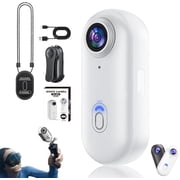 Treklon POV Camera, Treklon Body Camera, HD 1080p/4k Pocket Action Cam,with Ip68 Waterproof Wearable Action Cameras, 170° Wide Angle, for Travel, Pet Walking & Outdoor Sports