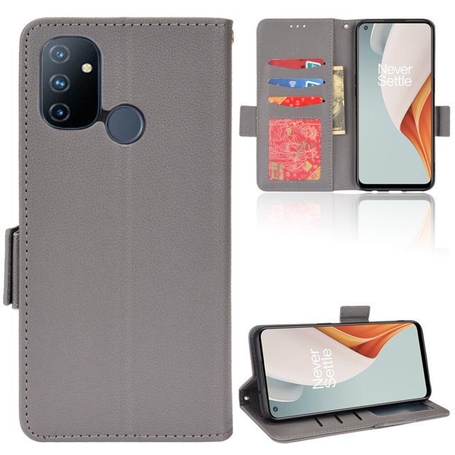 OnePlus Nord N100 5G Case , PU Leather Flip Cover Card Slots Magnetic Closure Wallet Case for OnePlus Nord N100 5G