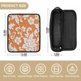 thumbnail image 4 of Hair Tool Organizer Bag with Heat Resistant Mat Removable Travel Storage Case for Hot Air Brushes Curling Irons White Lace with Openwork Weave, 4 of 8