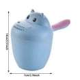 thumbnail image 3 of Baby Bath Rinse Cup Shampoo Wash Hair Water Container Eyes Soft Spout Easy Grip Bathing for Toddlers, 3 of 5