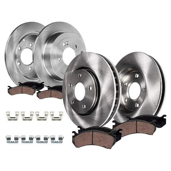 Front and Rear Brake Pad and Rotor Kit - Compatible with 2016 - 2021 Hyundai Tucson Gas 2017 2018 2019 2020