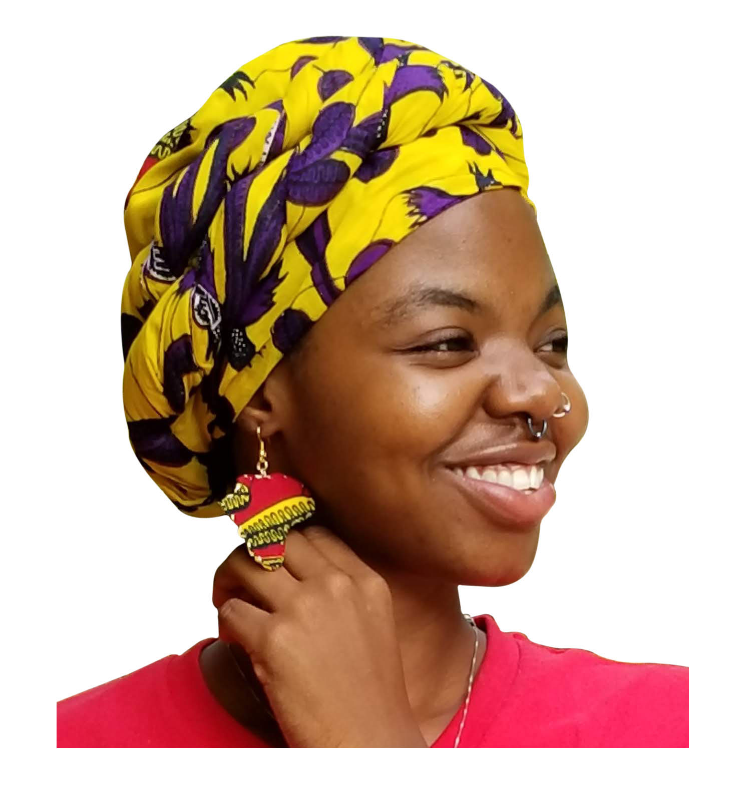 Buy Yellow and Purple African Dashiki 