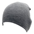 thumbnail image 2 of Empire Cove Knit Uncuffed Beanie Hat Cap Warm Winter Men Women Toboggan Heather Grey, 2 of 3