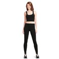 thumbnail image 2 of No Boundaries Seamless Cropped Tank and Leggings Set, 2-Piece, Women's and Women's Plus, 2 of 6