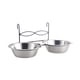 thumbnail image 3 of Tazón de gato Displa de gato Alimentador Cat Bowl Bowl Tratado de perro plato Sugido colgante de mascotas Tazón de agua para jaula de perros Peodel, 3 of 8