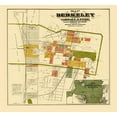 thumbnail image 2 of Carnell 28x26 White Modern Wood Framed Museum Art Print Titled - Berkeley California Landowner - Carnell 1880, 2 of 4