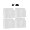 thumbnail image 1 of 4 Pièces Boîte de Rangement Adhésive pour Télécommande, Support de Téléphone Mural Sans Dommage, pour Boîtier de Rangement pour Télécommande, Support de Téléphone Mural, Blanc Shuxiu Wang 9024715012722, 1 of 5