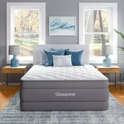 Beautyrest 20-Inch Queen Cushion Aire Quilted Pillow Top Air Mattress with Built-in Pump