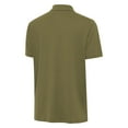 thumbnail image 3 of Men's Antigua Olive Georgia Tech Yellow Jackets Reprocess Polo, 3 of 3