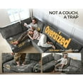 thumbnail image 4 of BEDEEP 155.9'' Modular Sectional Sofa with Storage Ottoman, U Shaped Chenille Cloud Couch, Convertible 8-Seater Sofa with Chaise for Living Room, Gray, 4 of 10