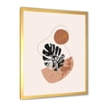 thumbnail image 2 of Designart 'Abstract Tropical Monstera Shapes and Leaves' Modern Framed Art Print, 2 of 4