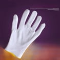 thumbnail image 3 of Guantes de algodón blanco algodón inspección de trabajo protección laboral etiqueta de trabajo texto guantes de juego, 3 of 6