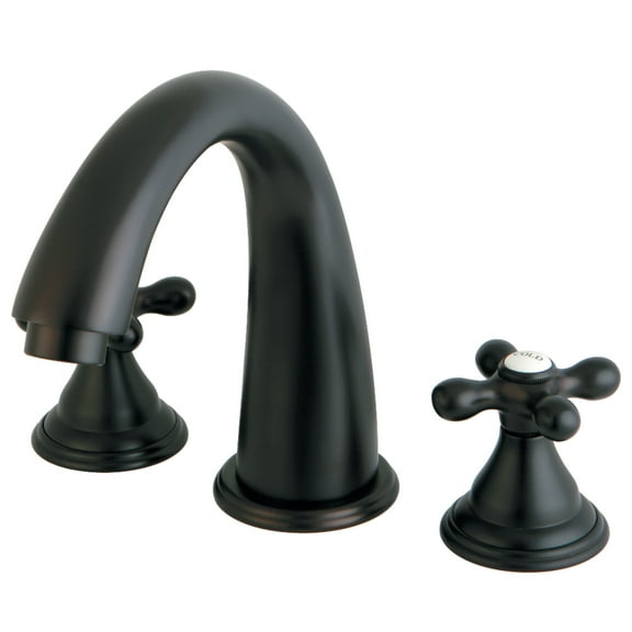 Kingston Brass KS5365AX Vintage Two-Handle Deck Mount Roman Tub Faucet, Oil Rubbed Bronze