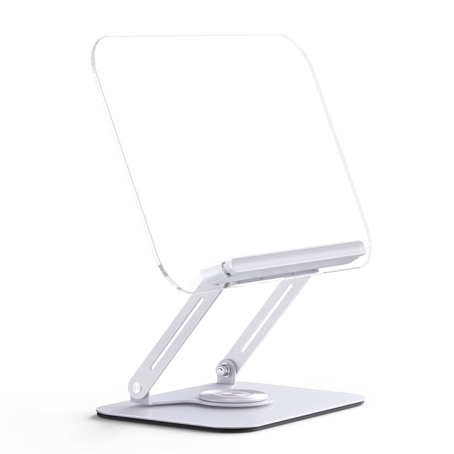 Soporte Libros Escritorio Plegable Acrílico Con Clips Página Receta