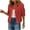 Red, variant on UVEASISHA Sequin Jackets for Women Casual Sparkly Bomber Jacket Zip Up Cardigans Trendy Concert Tops Red XXL