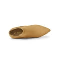 thumbnail image 4 of Unique Bargains Women's Pointed Toe Stiletto Heels Chelsea Ankle Booties, 4 of 7