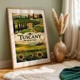 thumbnail image 6 of Tuscany Vintage Travel Poster – Rolling Hills of Italy - Tuscany Italy Illustration Travel Poster Vineyard Landscape Scenic Rural Countryside Unframed Wall Art Print 20 x 28 inches, 6 of 60