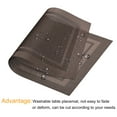 thumbnail image 4 of Unique Bargains Durable Square Washable Woven Place Mats Coffee 450x300mm, 4 of 6