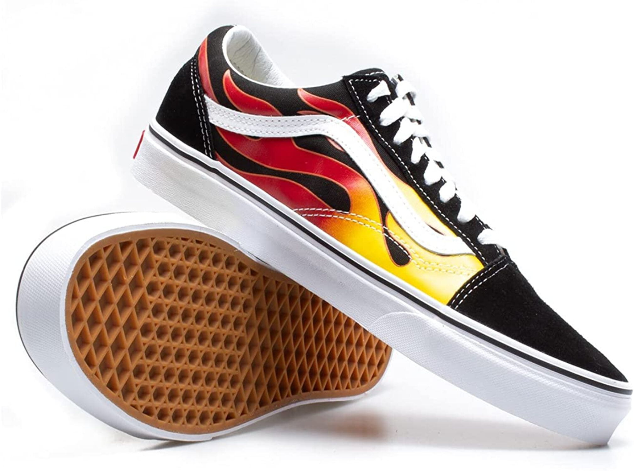 VANS OLD SKOOL FLAME Sneakers Flame - Walmart.com