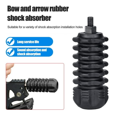 Ettsollp Bow Shock Absorber Archery Compound Bow Stabilizer Bow Riser Extension Dampener Target Quick Disconnect Silencers Recurve Bow Hunting Shoot Accessory