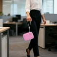 thumbnail image 7 of Labels Printer Case Compatible with COLORWING D30 Bluetooth Wireless Labeling Printer Storage Holder Also for Phomemo D30 D35-Pink, 7 of 7
