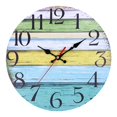 thumbnail image 1 of Home Decoration Wooden Silent Clock Wall Clock Digital Clock Decoration Clock, 1 of 5
