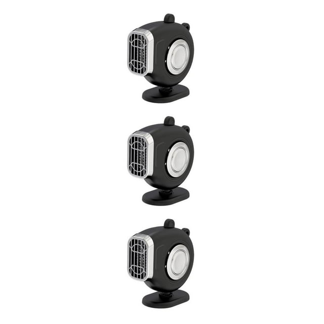 Baohd Air Heater Heater Electric Windshield Demister Portable Car Defroster Car Heating Fan Heater Windshield Defroster 3Set