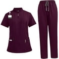 thumbnail image 6 of UTOURS Scrub Set Soft Top and Joggers Pant for Pet Groomer Beauty Salon SPA Cosmetology, 6 of 7