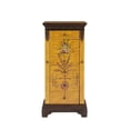 thumbnail image 4 of Linon Masterpiece Wood Hand Painted Jewelry Armoire in Antique Parchment Yellow, 4 of 13