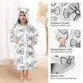 thumbnail image 4 of joogoo Blanket Hoodie for Bows Oversize Sweatshirt 3-14 YR L, 4 of 7