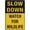 Warning Sign 1, variant on Slow Down - Shared Driveway Sign 8"x12" Aluminum Metal Warning Signage With Symbol For Indoor Outdoor Use