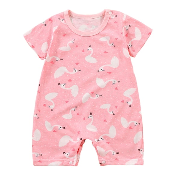 felwors Baby Shorty Pajamas, Baby Clothes for Girls & Boys, Sizes for , & Toddler (12-18 Months, Pink)