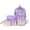 Purple, variant on 3 Pcs Baseball Ice Cream Drip Backpack Set Baseball Drip Bag with Lunch Box Pencil Bag for Sport Travel BackPack