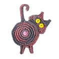 thumbnail image 1 of Cat Butt Coasters, Funny Coasters for Drinks Absorbent, Cat Shaped Handmade knitted Coasters, Unique Gift Ideas Home Office Decor Cat Absorbent Drink Coasters Gifts for Cat Love - 5.90 in × 3.94 in, 1 of 6