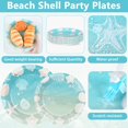 thumbnail image 3 of Juego de vajilla Naozinebi Seashell Beach Party, 200 piezas, 3 of 7