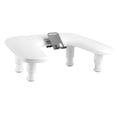 thumbnail image 4 of Reposabrazos de manicura para técnicos de uñas con soporte para teléfono móvil, cojín portátil para reposabrazos de uñas, soporte para muñecas y Blanco, 4 of 8
