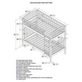 thumbnail image 5 of Leo & Lacey Twin Over Twin Bunk Bed in Walnut, 5 of 5