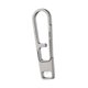 thumbnail image 1 of Titanium aleación carabinero llavero con llavero para billeteras maletas equipaje Gris, 1 of 8