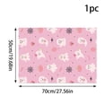 thumbnail image 2 of Soft Tone Pink Halloween Gift Wrapping Paper Ghost Pumpkin Spider Bat Print Fall Holiday Present Packaging Sheet DIY Craft Decor Paper for Autumn Party Gift Box Wrapping Accessory, 2 of 7
