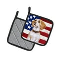 thumbnail image 2 of Caroline's Treasures Beagle Patriotic Pair of Pot Holders, 2 of 3