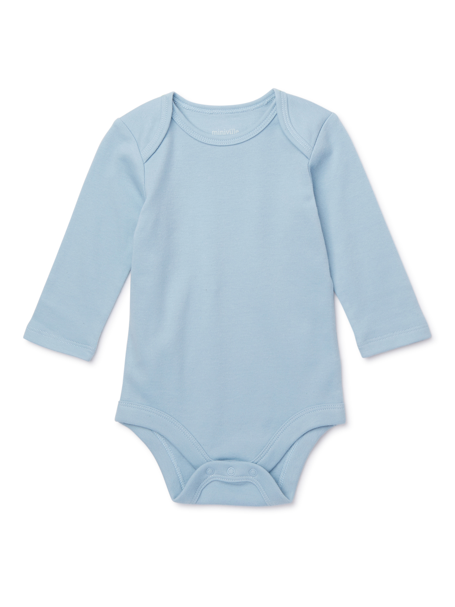 Miniville Baby Boy Blue Bodysuit, Joggers, Bib and Hat Outfit Set, 4 ...